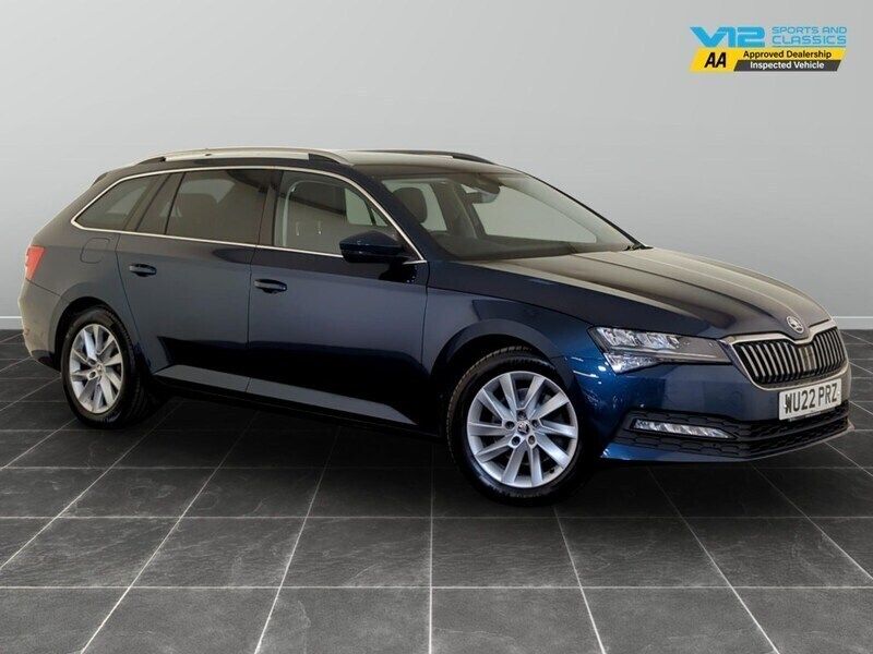 Blue Used 2022 Skoda Superb SE Technology Estate | £12,595 (Good price) - Image 1/2