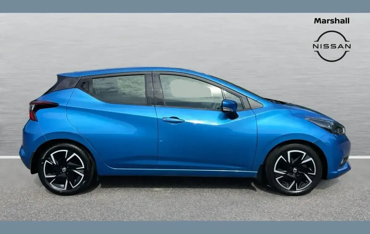 Used Nissan Micra Acenta 92 HP (67 kW) 2021 Blue Hatchback