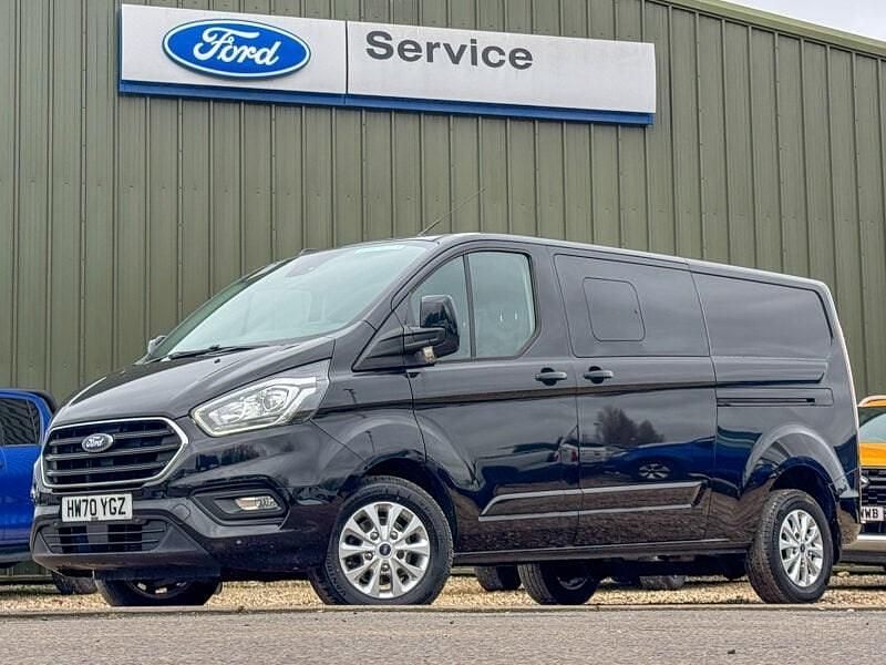Used Ford Transit Custom Limited 130 HP (95 kW) 2020 Black Van