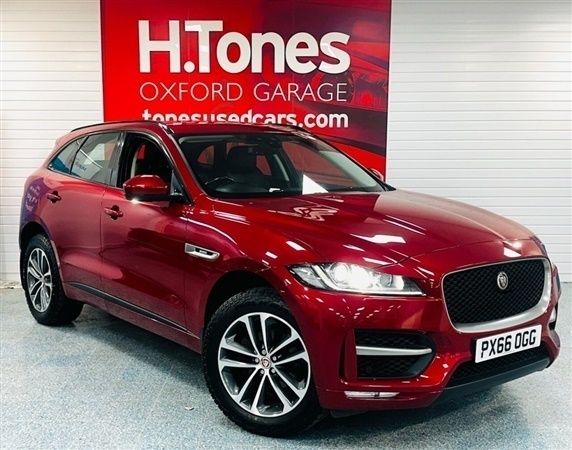 Red Used 2016 Jaguar F-Pace R-Sport SUV | £15,495 (Fair price) - Image 1/1