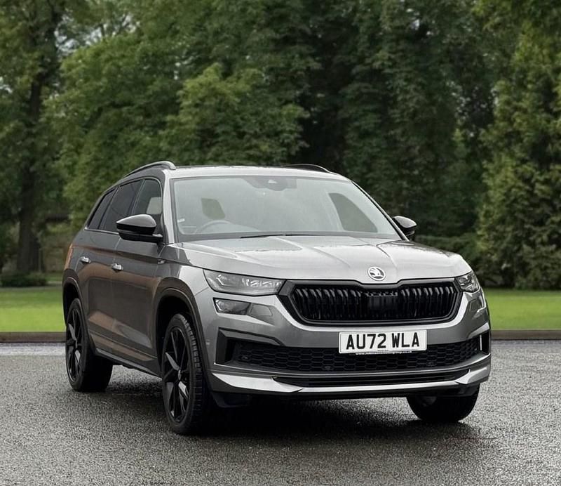 Grey Used 2022 Skoda Kodiaq SportLine SUV | £28,295 (Fair price) - Image 1/4