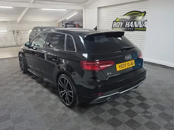 Used Audi A3 S-Line 2017 Black Hatchback