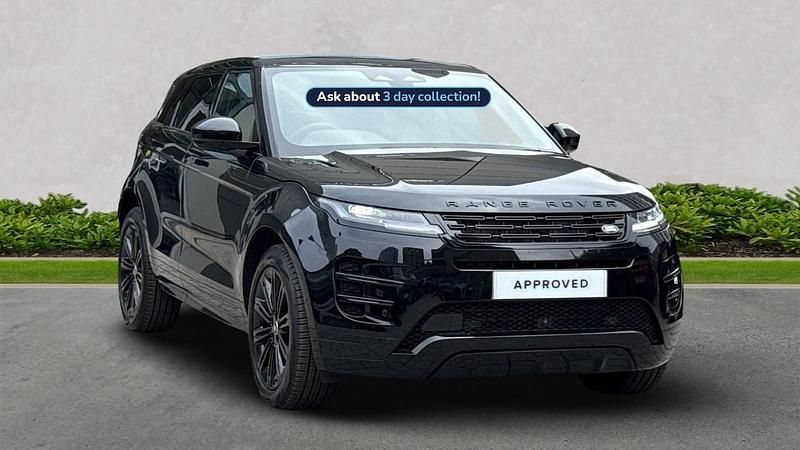 Black Used 2025 Land Rover Range Rover evoque SUV | £41,629 - Image 1/4
