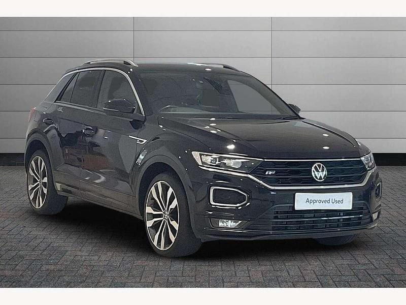 Black Used 2021 VW T-Roc R-line SUV | £20,990 (Fair price) - Image 1/4