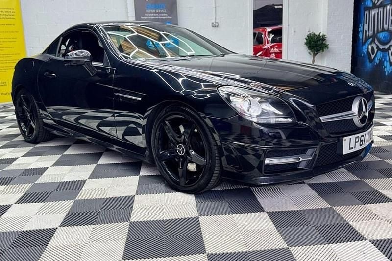 Black Used 2012 Mercedes SLK200 AMG Cabriolet | £6,950 (Fair price) - Image 1/1