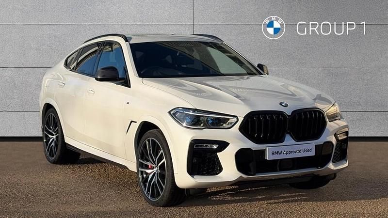 White Used 2021 BMW X6 M50 Comfort Edition SUV | £49,995 (Expensive) - Image 1/4