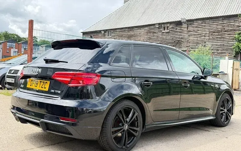 Used Audi A3 Sportback S-Line 150 HP (110 kW) 2019 Black Hatchback