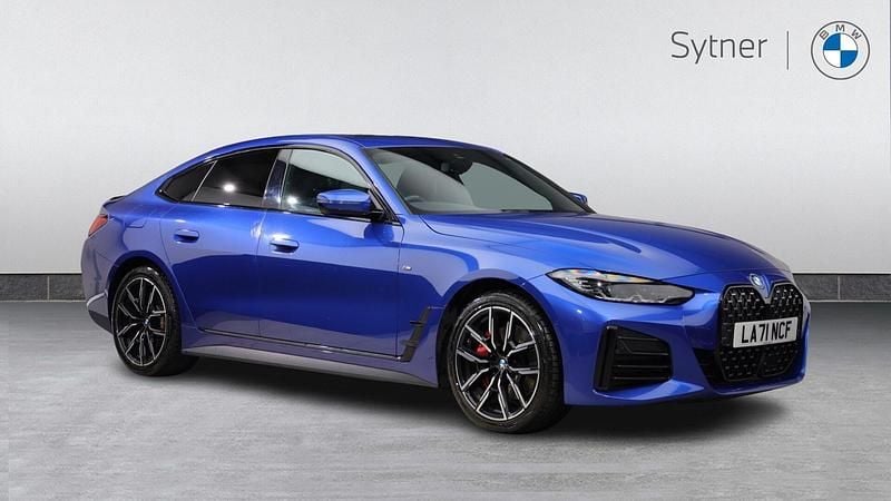 Blue Used 2021 BMW 420 Gran Coupé M Sport Coupe | £27,000 (Fair price) - Image 1/4