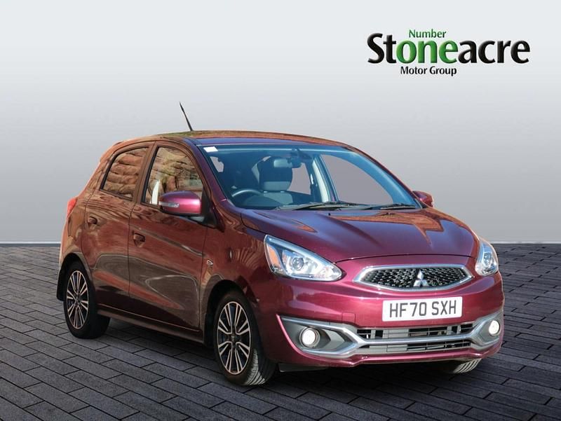 Purple Used 2020 Mitsubishi Mirage Hatchback | £7,695 (Fair price) - Image 1/2