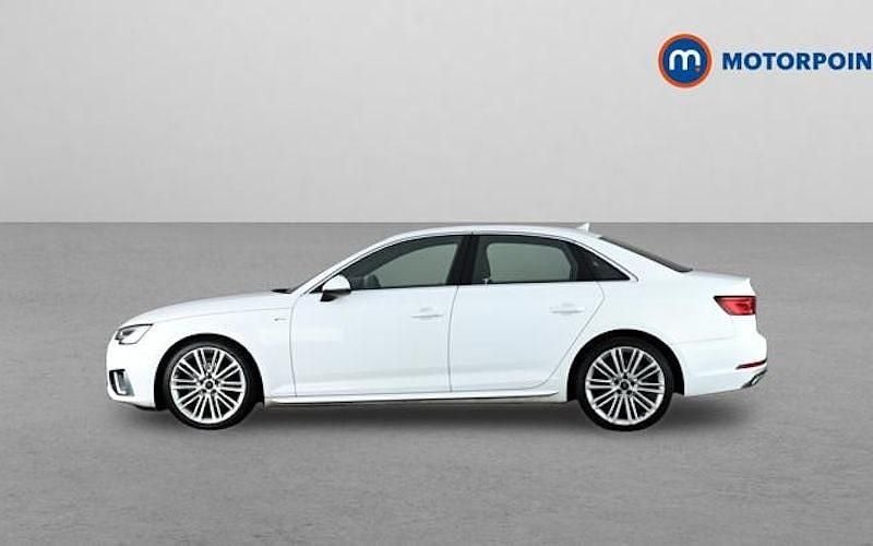 Used Audi A4 S-Line 190 HP (139 kW) 2019 White Sedan