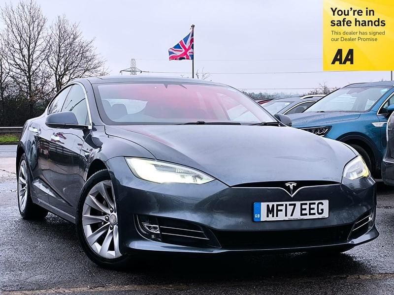 Used Tesla Model S 89 kW (122 HP) 2017 Silver Hatchback