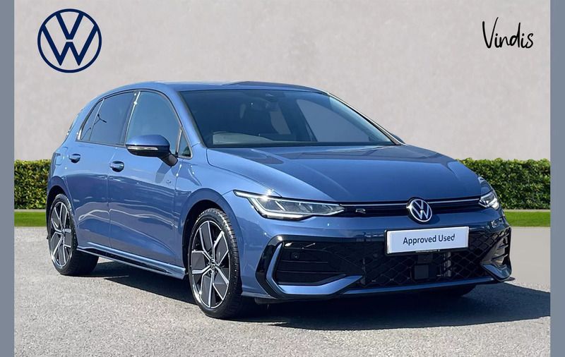 Blue Used 2024 VW Golf VIII R-line Hatchback | £28,585 (Expensive) - Image 1/3