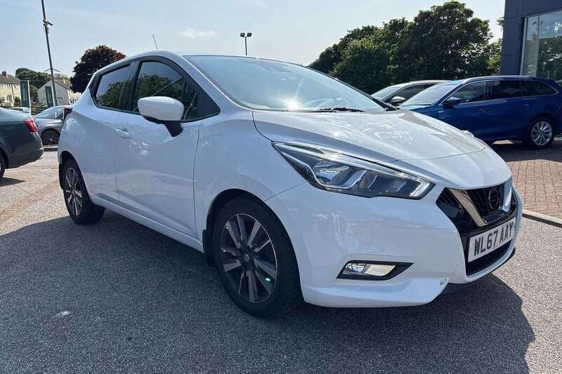 White Used 2017 Nissan Micra N-Connecta Hatchback | £8,995 (Fair price) - Image 1/4