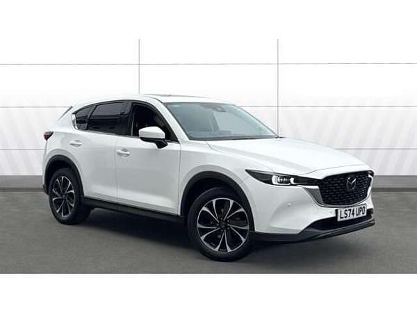 White Used 2024 Mazda CX-5 Exclusive-Line SUV | £23,860 (Fair price) - Image 1/4