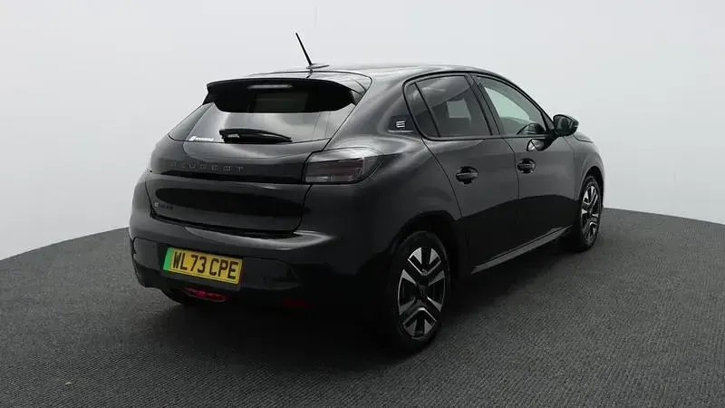 Used Peugeot e-208 Style 100 kW (136 HP) 2023 Black Hatchback