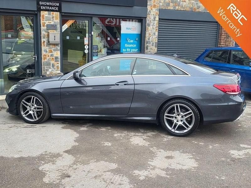 Used Mercedes E220 AMG line 177 HP (130 kW) 2016 Grey Coupe