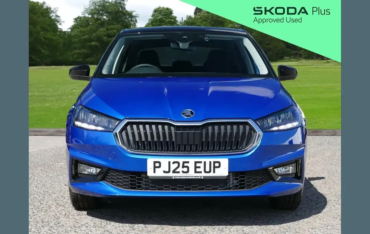 Used Skoda Fabia Design Edition 116 HP (85 kW) 2025 Blue Hatchback
