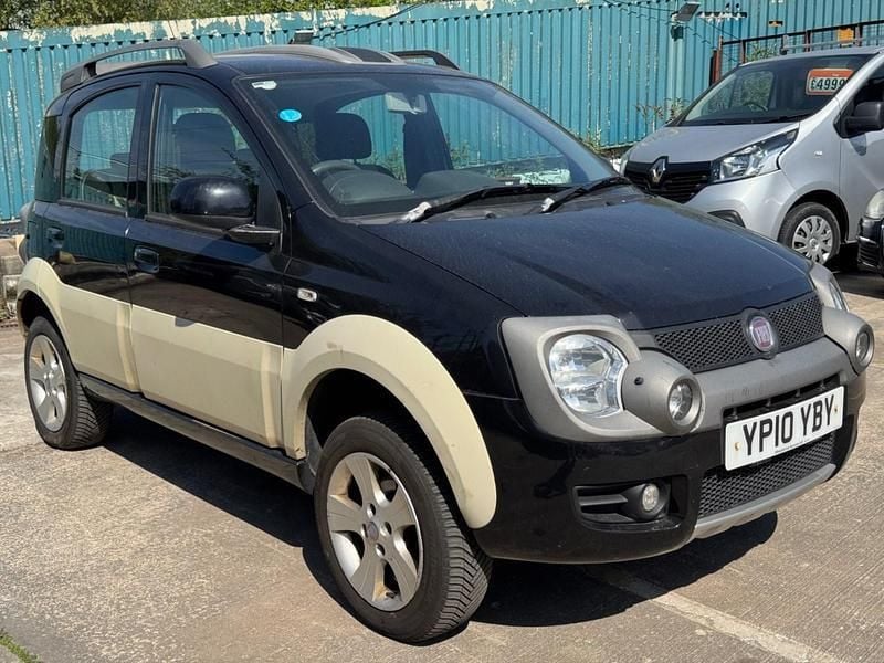 Black Used 2010 Fiat Panda 4x4 Cross Hatchback | £1,499 - Image 1/4