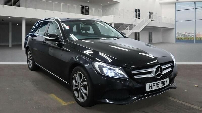 Black Used 2015 Mercedes C200 Premium Plus | £7,800 (A bit pricey) - Image 1/3