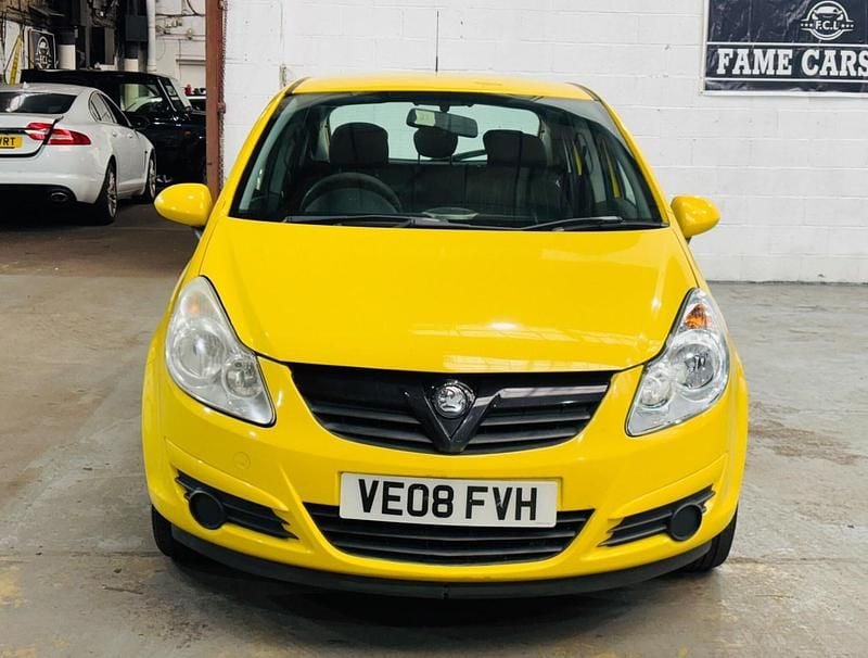 Used Vauxhall Corsa Club 2008 Yellow Hatchback
