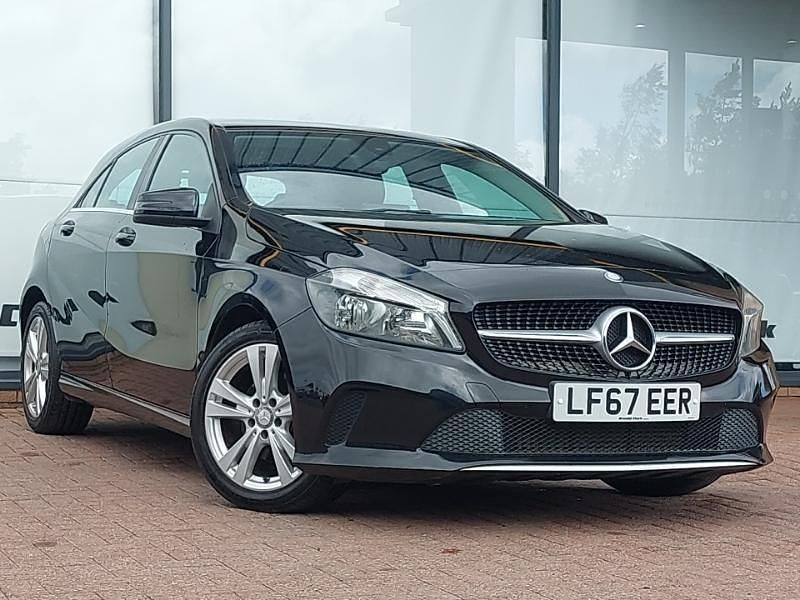 Black Used 2017 Mercedes A200 Hatchback | £10,198 (Good price) - Image 1/4