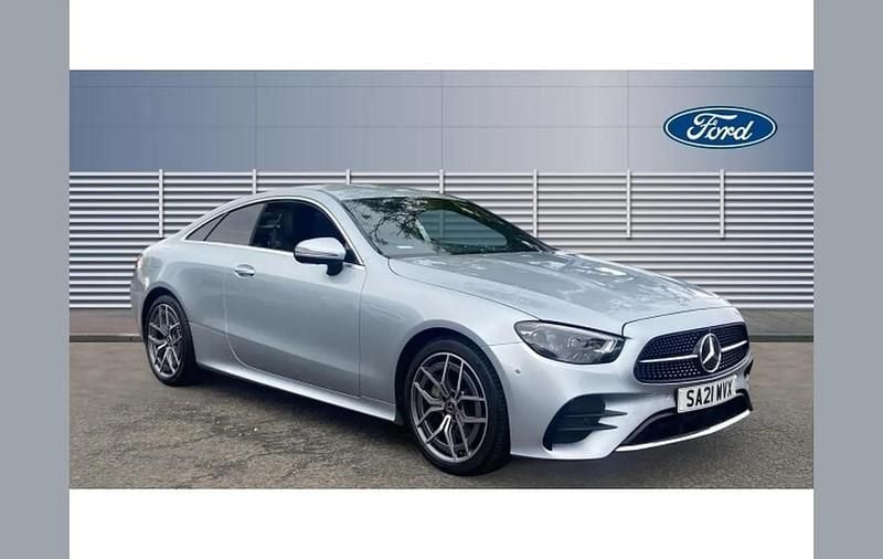Silver Used 2021 Mercedes E220 AMG Line Premium Coupe | £25,299 (Fair price) - Image 1/4