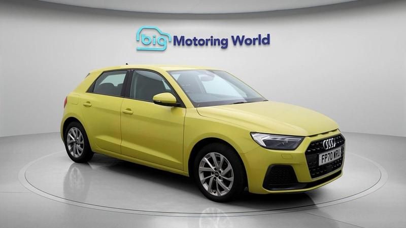 Used Audi A1 Sportback Sport 95 HP (69 kW) 2020 Yellow Hatchback