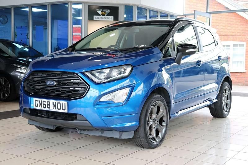 Used Ford Ecosport ST-Line 125 HP (91 kW) 2018 Blue SUV