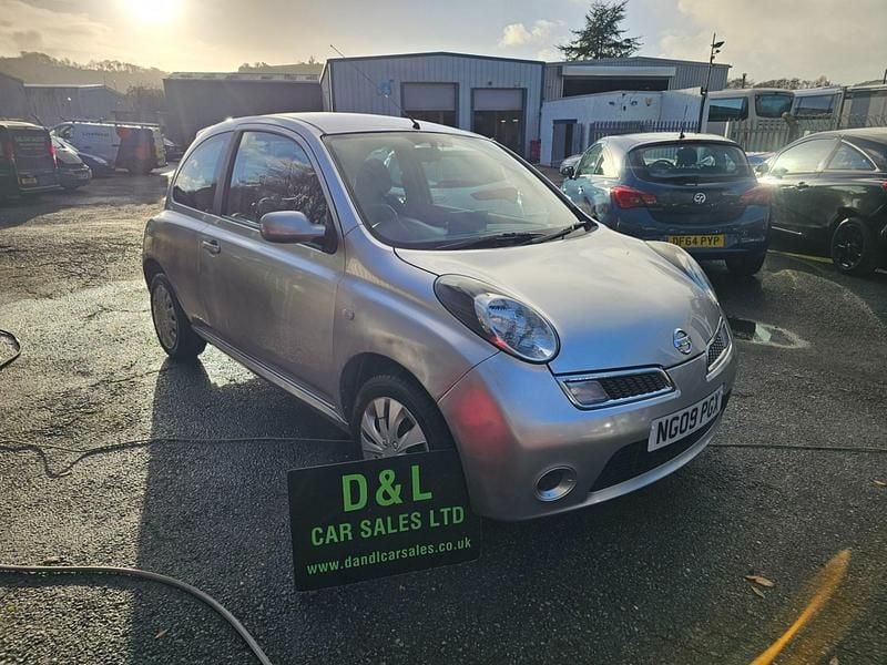 Silver Used 2009 Nissan Micra Acenta Hatchback | £1,995 (Super price) - Image 1/4