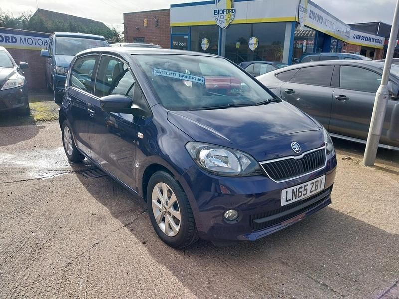 Used Skoda Citigo SE L 75 HP (55 kW) 2015 Blue Hatchback