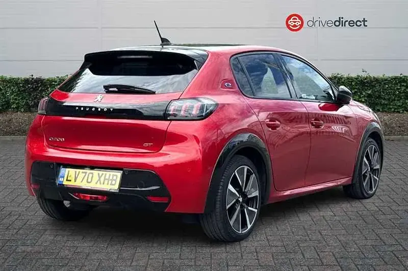 Used Peugeot e-208 GTi 100 kW (136 HP) 2020 Red Hatchback