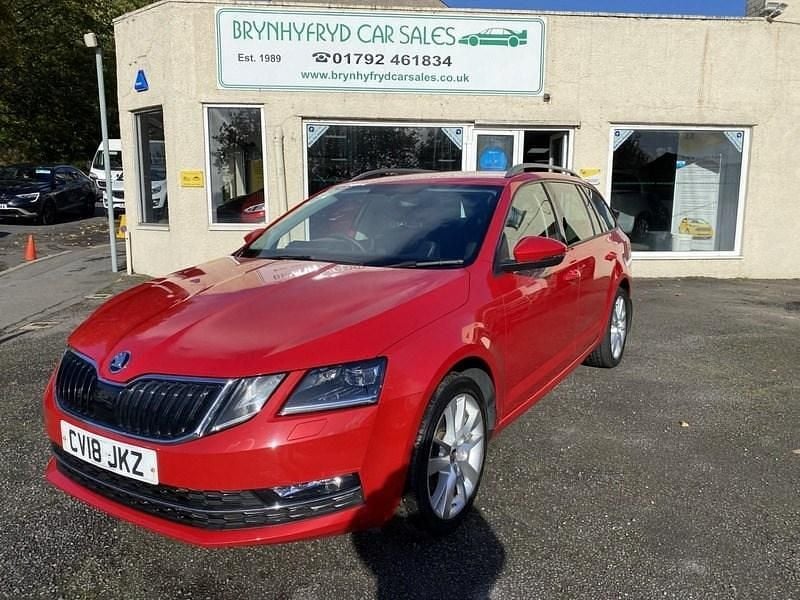 Used Skoda Octavia SE L 2018 Red Estate