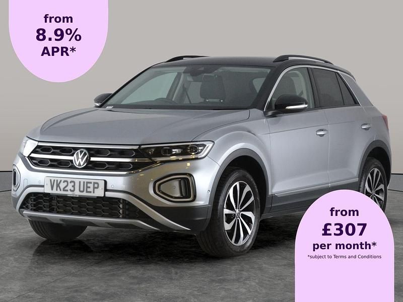 Silver Used 2023 VW T-Roc Style SUV | £22,317 (Fair price) - Image 1/2