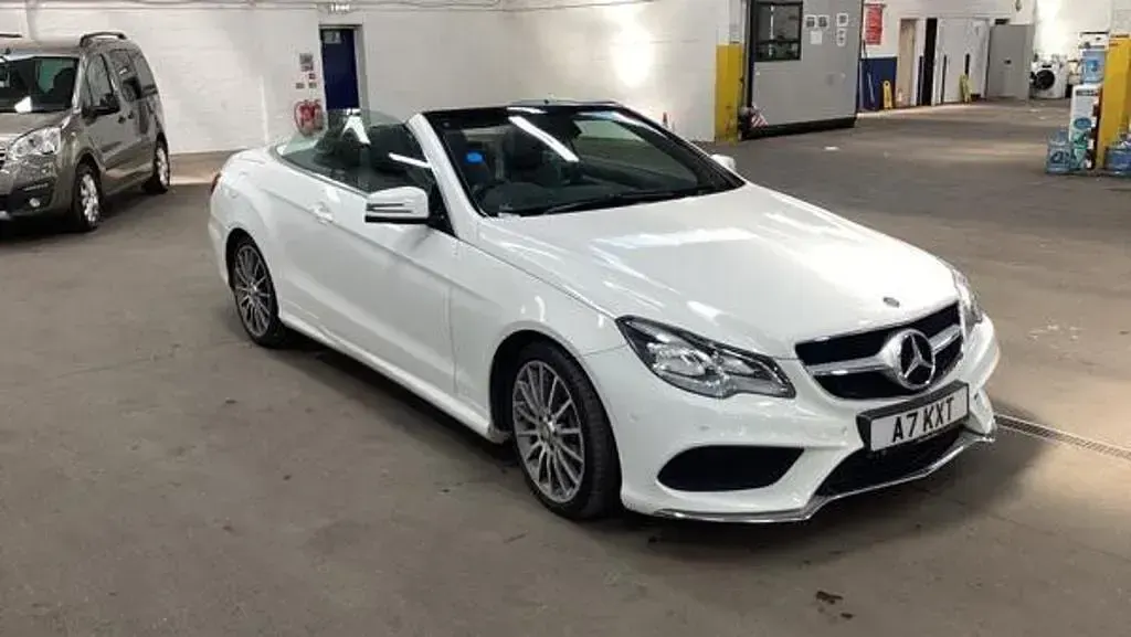 Used Mercedes E220 AMG 2013 White Cabriolet