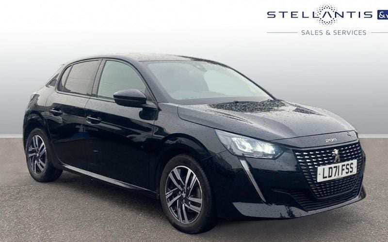 Black Used 2021 Peugeot 208 Allure Hatchback | £12,657 (Fair price) - Image 1/4