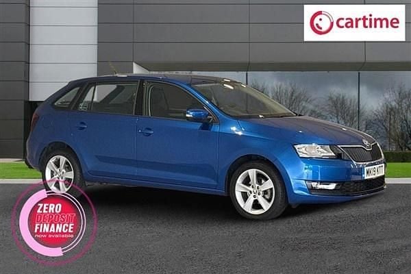 Blue Used 2019 Skoda Rapid SE Hatchback | £10,750 (Fair price) - Image 1/4