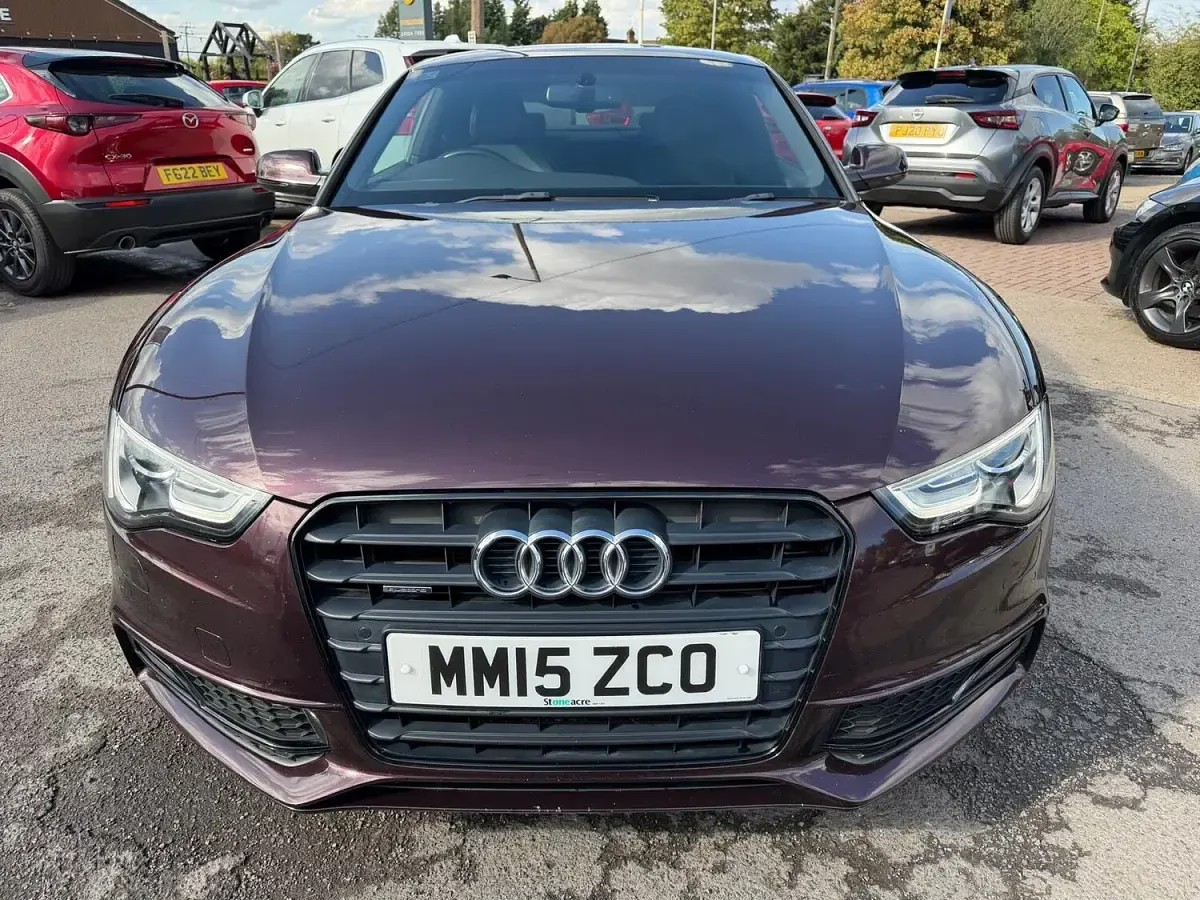 Used Audi A5 S-Line 177 HP (130 kW) 2015 Red Coupe