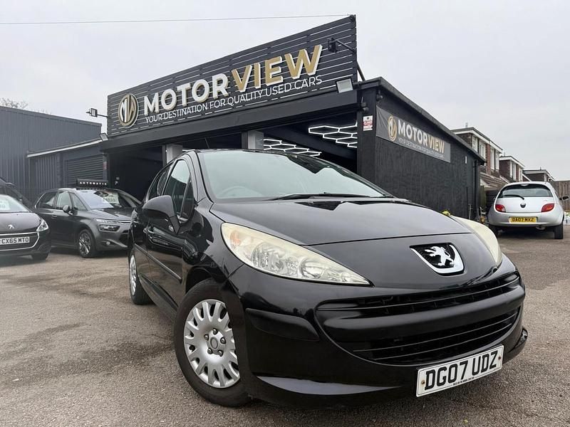 Black Used 2007 Peugeot 207 S Hatchback | £2,795 (Expensive) - Image 1/4