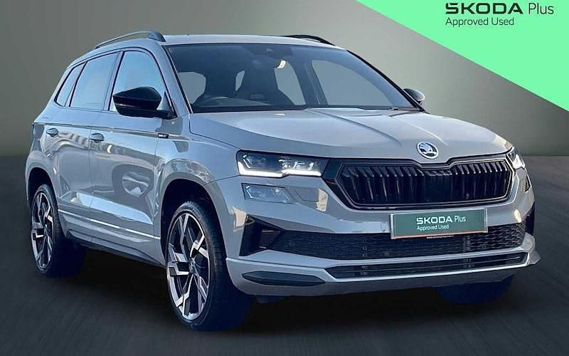 Grey Used 2024 Skoda Karoq SportLine SUV | £26,401 (Fair price) - Image 1/4