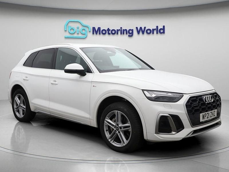 White Used 2021 Audi Q5 S-Line SUV | £22,300 (Super price) - Image 1/4