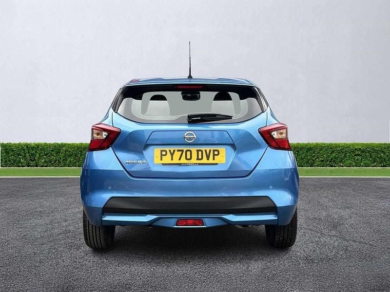 Usado Nissan Micra Acenta 2021 Azul Citadino