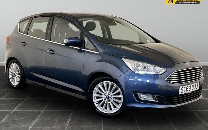 Blue Used 2018 Ford C-MAX Titanium MPV | £7,595 (Fair price) - Image 1/2
