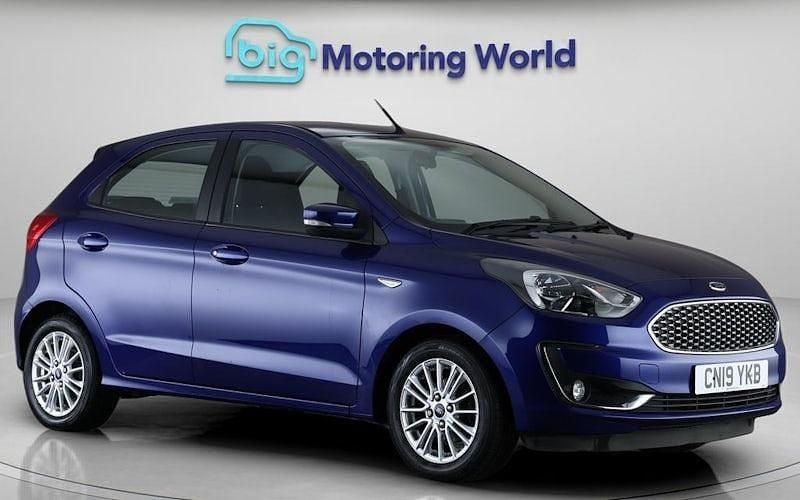 Used Ford Ka Plus Zetec 86 HP (63 kW) 2019 Blue Hatchback