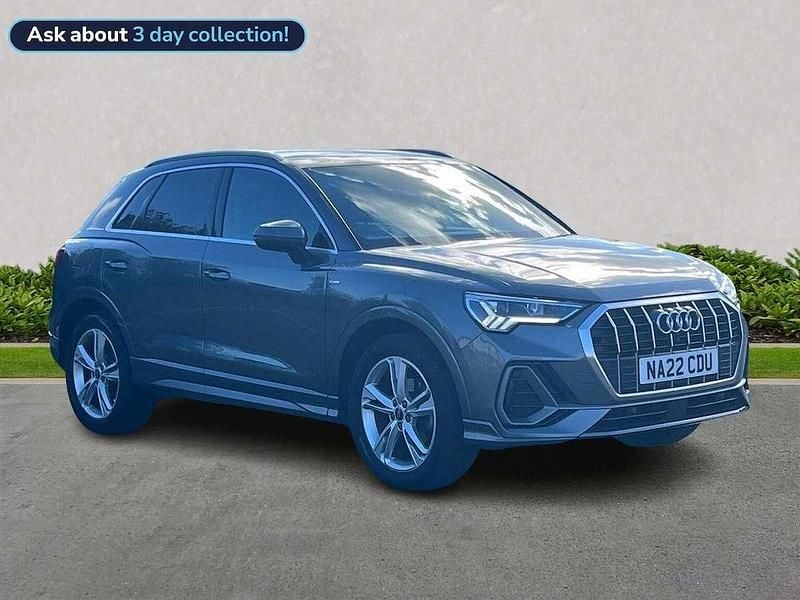 Grey Used 2022 Audi Q3 S-Line SUV | £23,899 (Good price) - Image 1/4