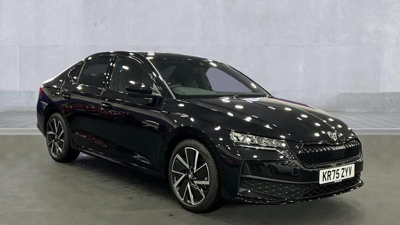 Used Skoda Octavia SportLine 150 HP (110 kW) 2025 Black Hatchback