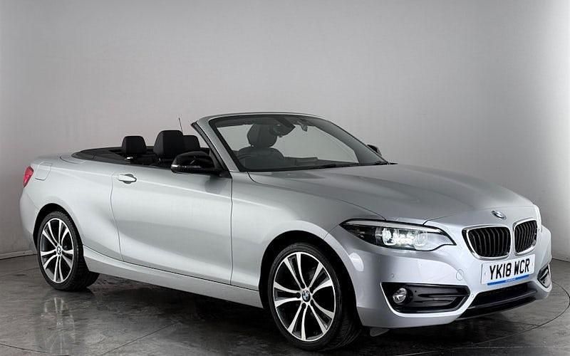 Used 2020 BMW 218 Sport Line Cabriolet | £12,350 (Good price) - Image 1/3