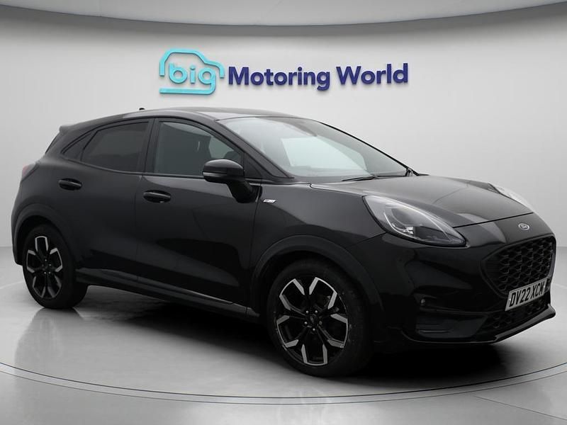 Black Used 2022 Ford Puma ST-Line X Hatchback | £14,700 (Fair price) - Image 1/4