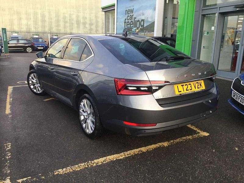 Used Skoda Superb SE L 160 HP (117 kW) 2023 Graphite grey metallic Hatchback