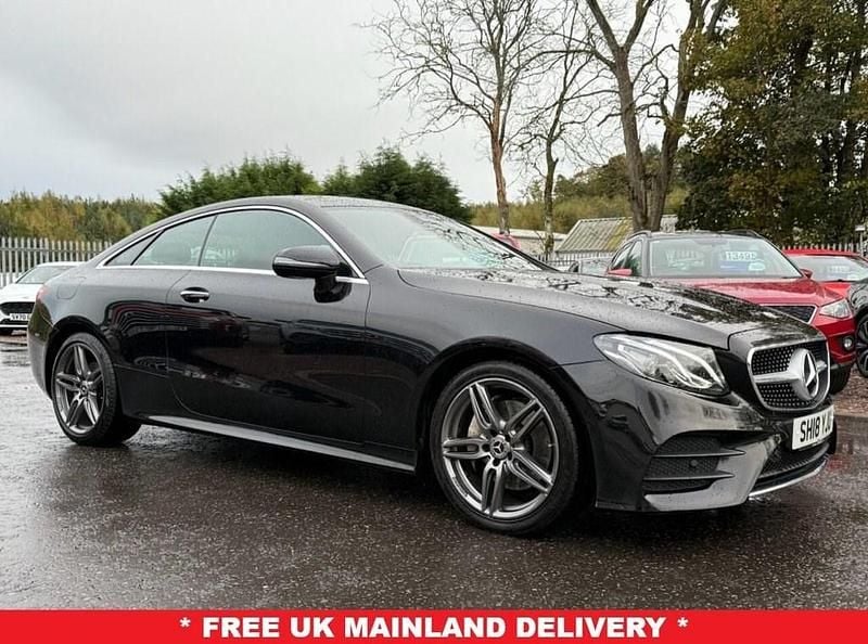 Used Mercedes E220 AMG Line Premium 194 HP (142 kW) 2018 Black Coupe
