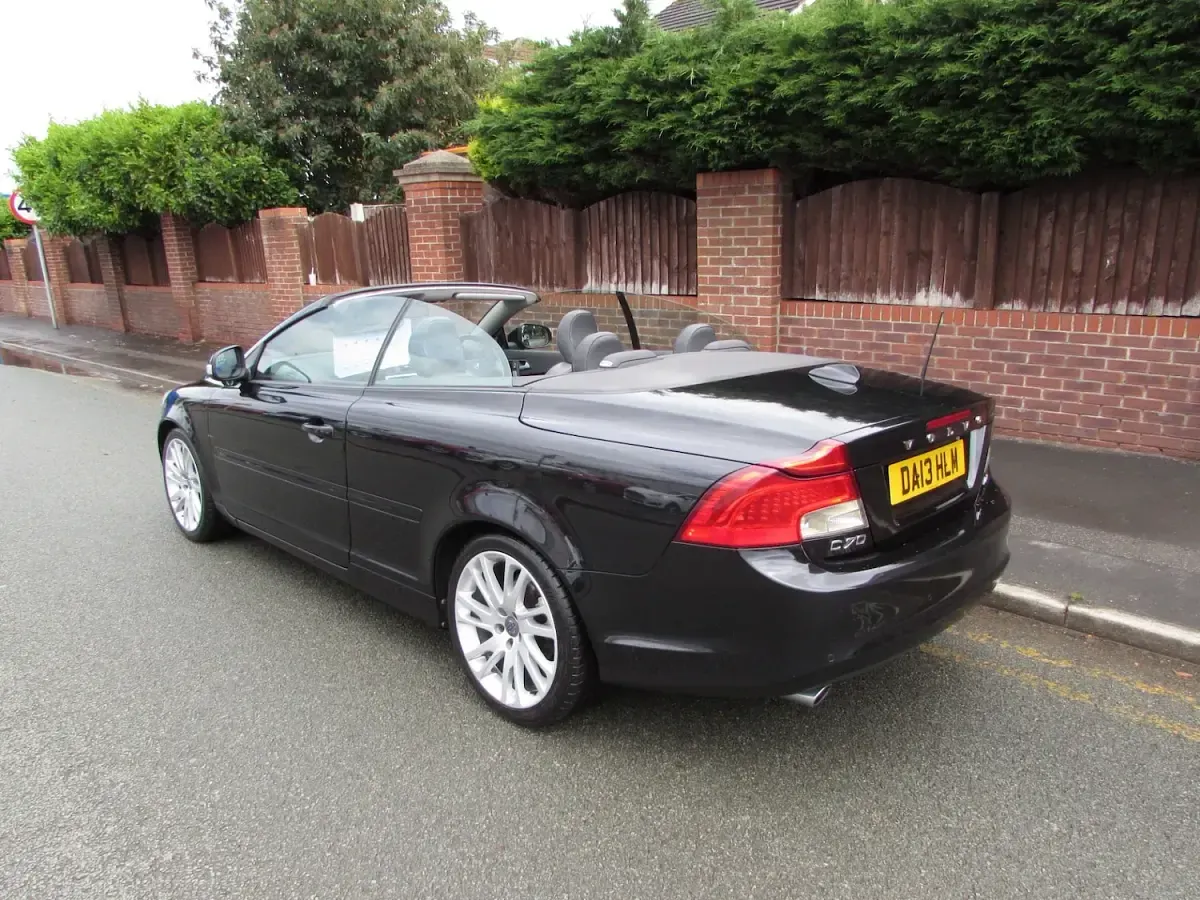 Used Volvo C70 SE Lux 150 HP (110 kW) 2013 Black Cabriolet